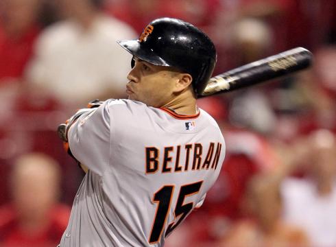 The Giants were left holding the bag when Carlos Beltran left as a free agent.